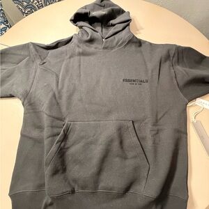 Essentials Charcoal Hoodie for Men